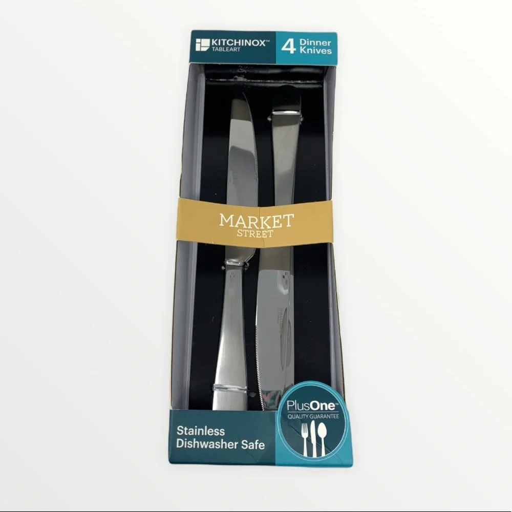 Kitchinox Stainless Dinner Knives 8 ct